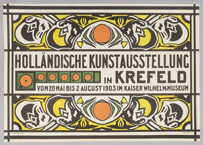 Dutch Art Exhibition in Krefeld by Johan Thorn Prikker
